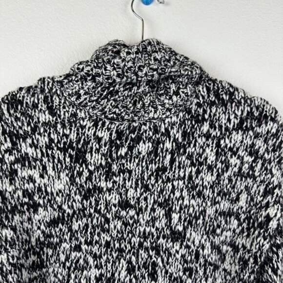 Nordstrom Treasure & Bond Turtleneck Sweater Tunic in Black Combo - Picture 12 of 13